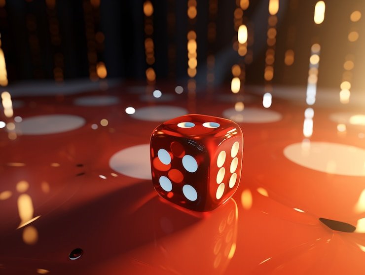 Live roulette table with dealer and spinning wheel